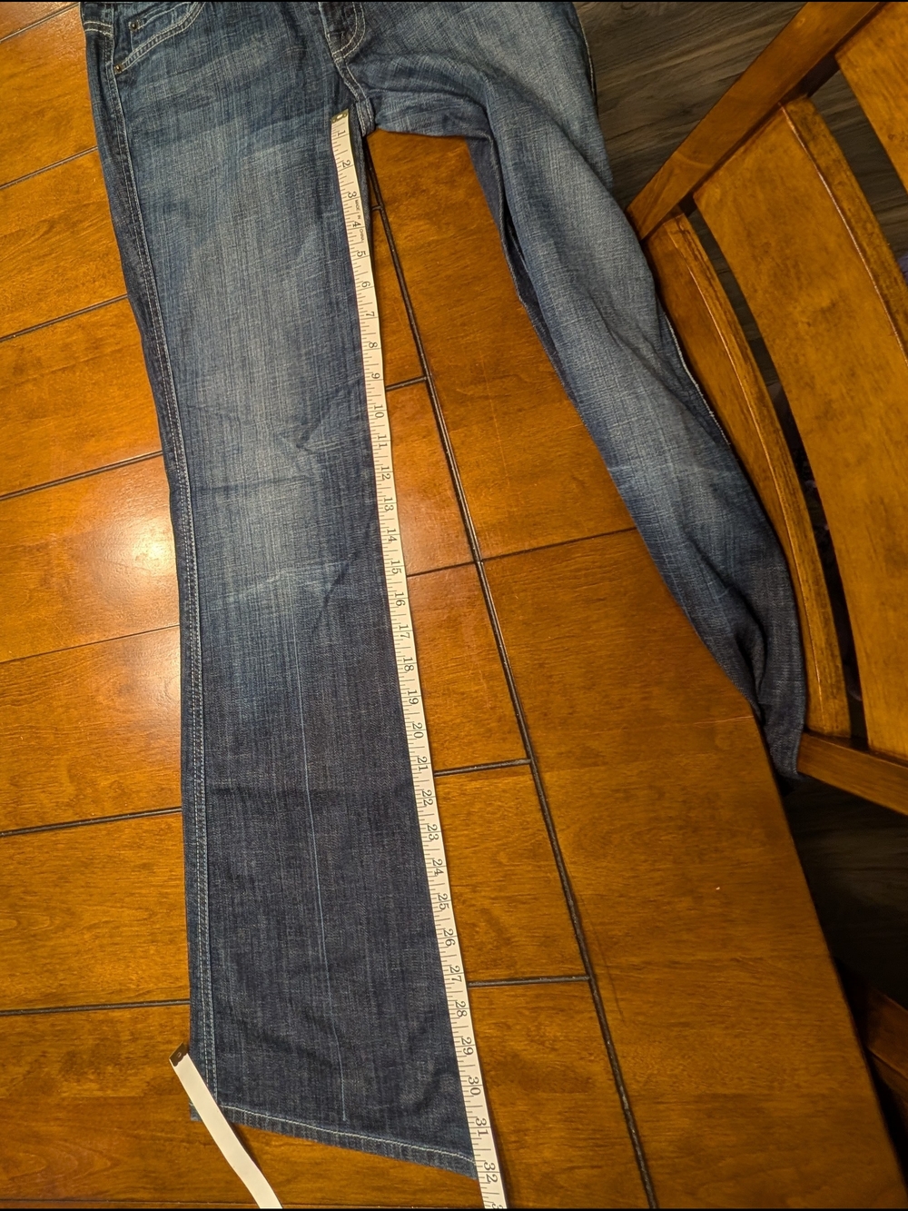 7 For All Mankind "A" Pocket Bootcut Jeans Size 29 - Picture 4 of 8